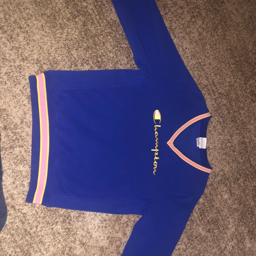 Champion and UO Fleece V-Neck Sweatshirt